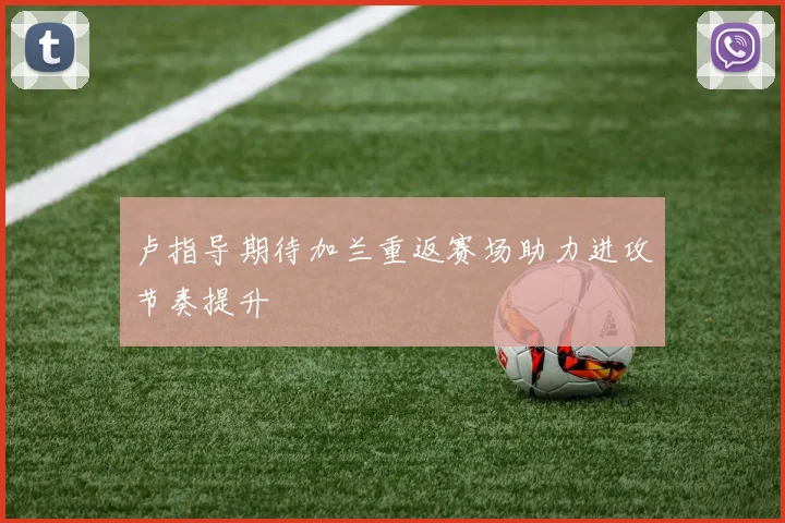 卢指导期待加兰重返赛场助力进攻节奏提升
