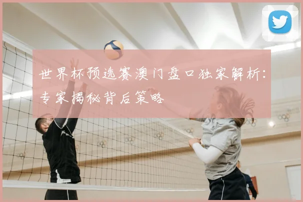 世界杯预选赛澳门盘口独家解析:专家揭秘背后策略
